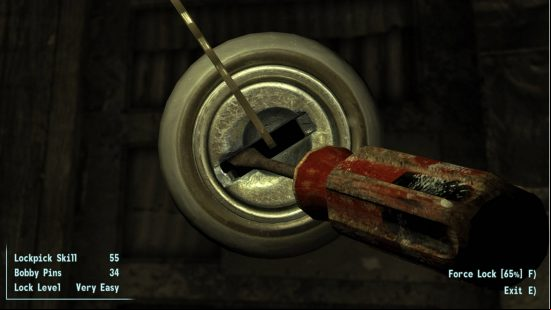 The NMC texture pack makes even lockpicking look amazing, hence why it's one of the best Fallout New Vegas mods.
