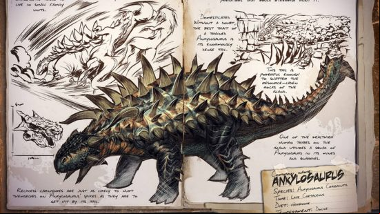 One of the best Ark dinos is the Ankylosaurus, as shown in this journal.
