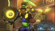 Here's Overwatch being played on a Ring Fit Adventure controller