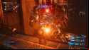 Fighting a massive robot An action-packed motorbike battle in our Final Fantasy 7 Remake PC review