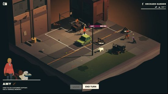 Best apocalypse games - Overland: You meet a fellow survivor called Amy and her dog