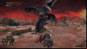 Evading an attack from a giant crow-like creature in Elden Ring
