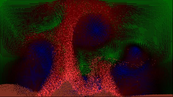 Best browser games: a whirlwind of powder and physics effects playing out in Powder Game