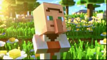 Minecraft Legends gameplay shows the Piglin invasion in action