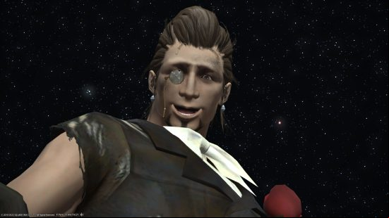 FFXIV Manderville Weapons: Hildibrand looking at the camera