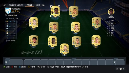 FIFA 23 The Whole Nine Yards SBC solution: a squad of FIFA Ultimate Team cards
