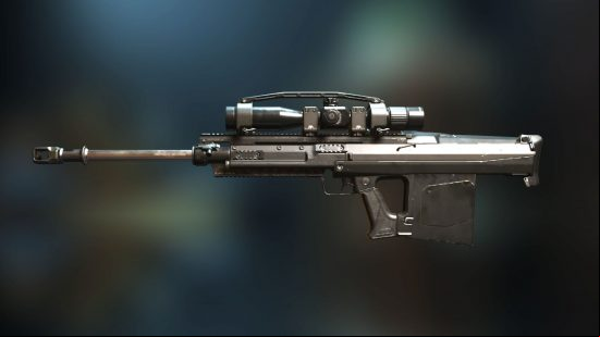 Best Warzone 2 sniper: stock Signal 50 viewed from the side