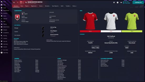 FM23 real name fix: Manchester United
