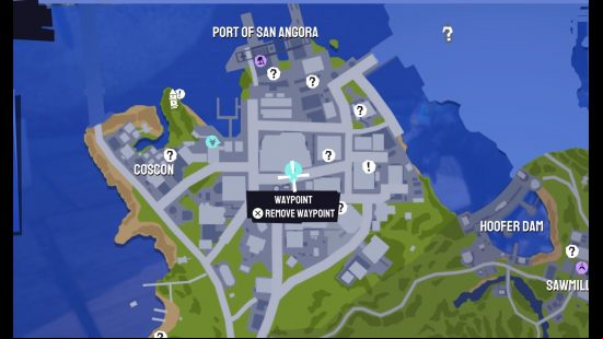 Goat Simulator 3 Curator street art locations: Map location of Botticelii's Venus.