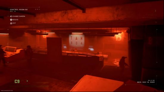 Modern Warfare 2 raid code: The symbols and numbers on the wall of Control Room B2