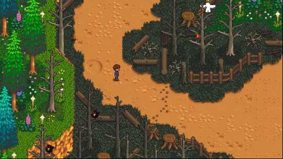 Haunted Chocolatier release date: The player wandering down a sandy path