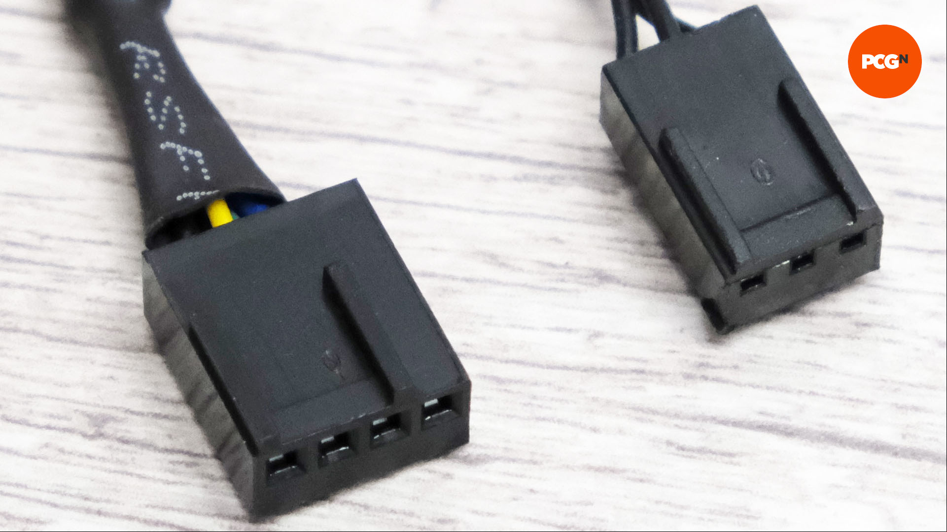 The fan plugs for building a gaming pc