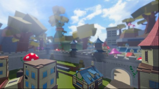 The world of Blox Fruits, one of the best Roblox games