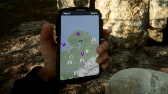 Sons of the Forest map: Handheld GPs tracker shows quests and cave entrances