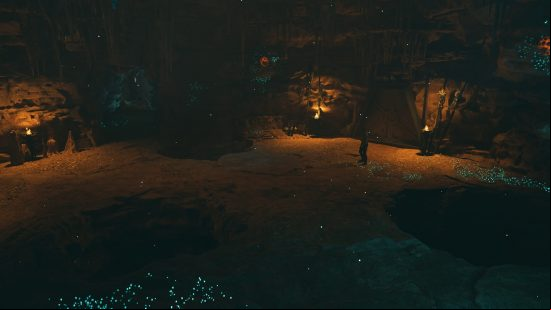 Be brave in the cavern if you want new Lightsaber colors and parts