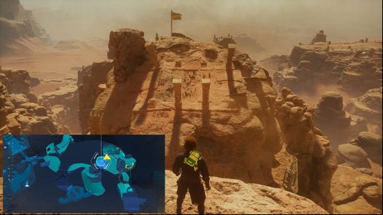 A map shows the location of the clues for the Star Wars Jedi Survivor Crypt of Uhrma puzzle