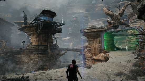 A green barrier paves the way to new Star Wars Jedi Survivor hack and slice abilities
