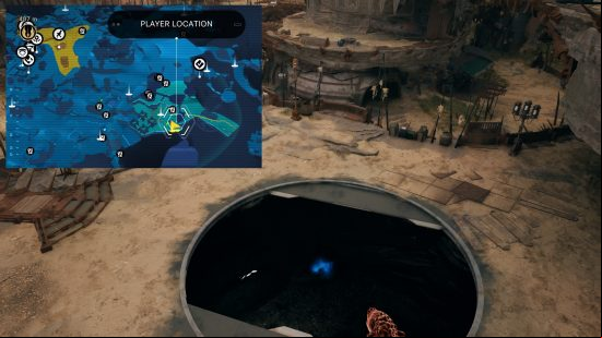A map shows a location of the Star Wars Jedi Survivor poncho