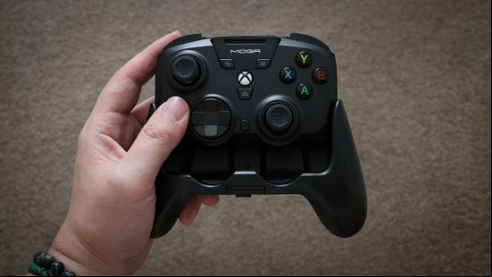 The front of the Moga XP Ultra PC controller