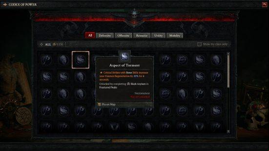 Diablo 4 has a new feature called the Codex of Power.