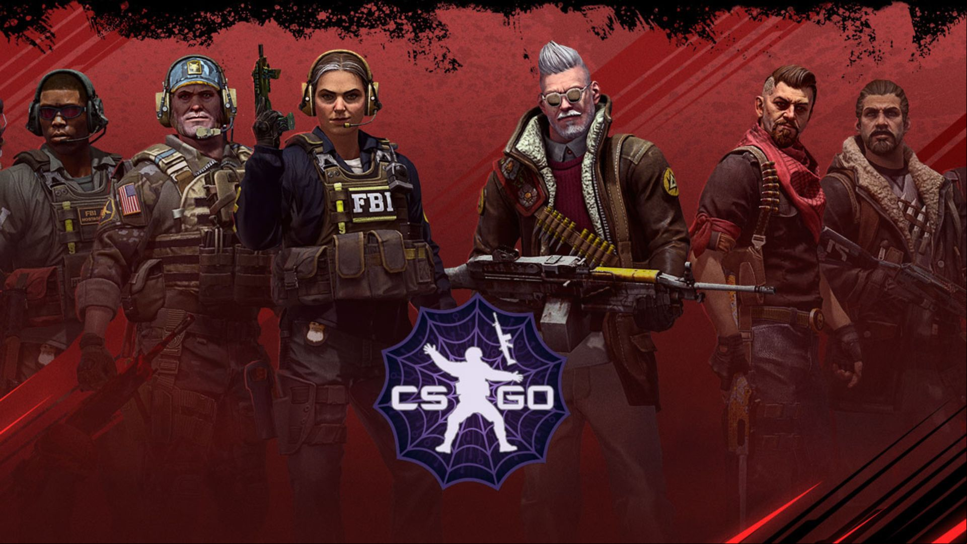 Counter-Strike 2 needs more female agents: A group of soldiers in tactical gear from Valve FPS game CSGO