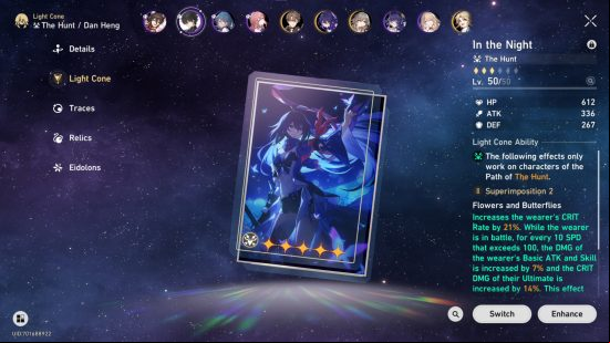 The best build for Dan Heng makes the most of his attack skills