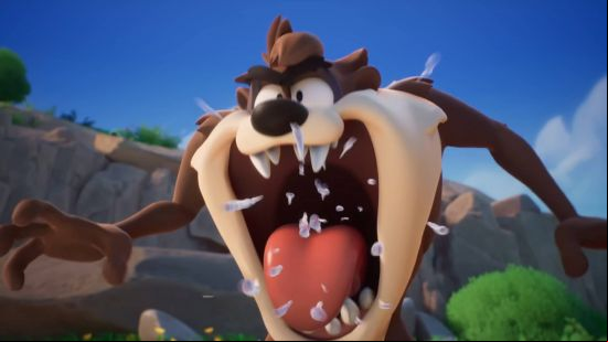 Multiversus tier list: Taz is trying to speak, but is spitting everywhere.