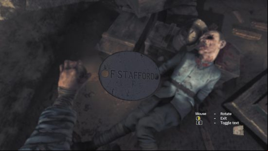 You could cast your eyes on some gory sights seeking the wrench in Amnesia the Bunker