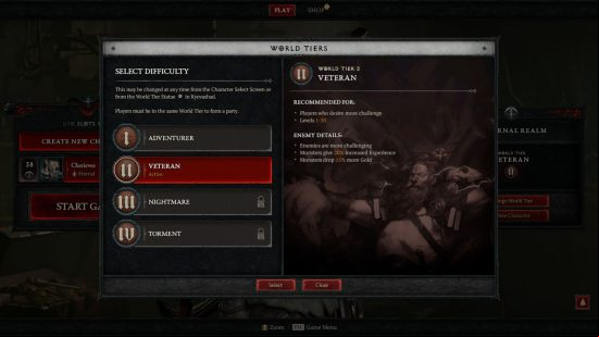 Diablo 4 endgame unlocks new world tiers