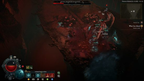 The Diablo 4 Lilith boss fight second phase has you avoiding the aforementioned hazards and boss abilities in an arena that gets smaller as the fight continues.