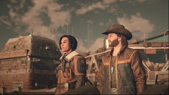 Starfield Sam Coe holds romantic conversation with Constellation member, Noel