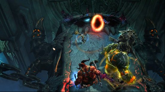 Diablo 3 Season 29 - Several notable bosses line up to fight a player inside the Visions of Enmity.