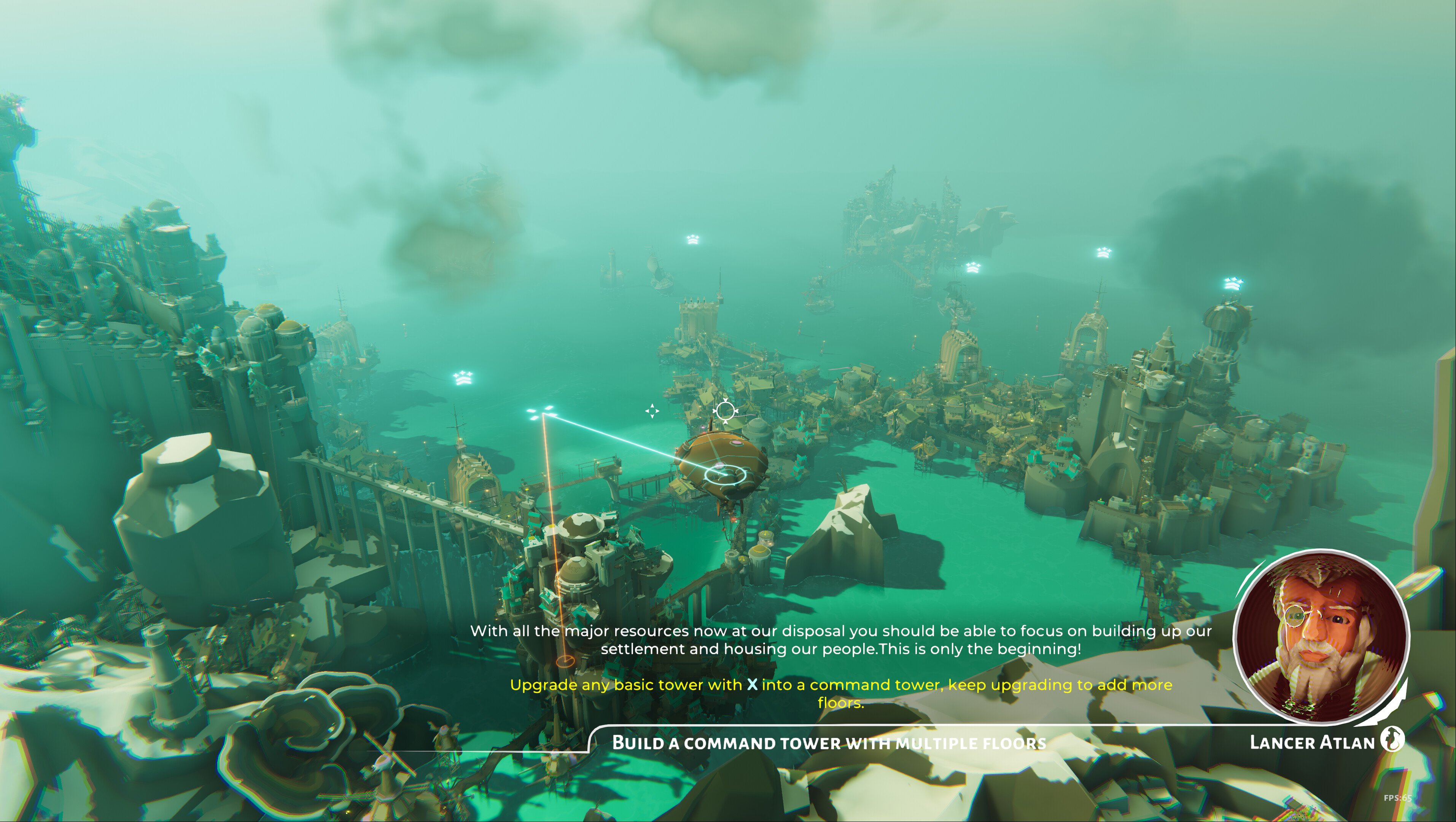 Bulwark Falconeer Chronicles: A faction interaction from Steam building game Bulwark Falconeer Chronicles
