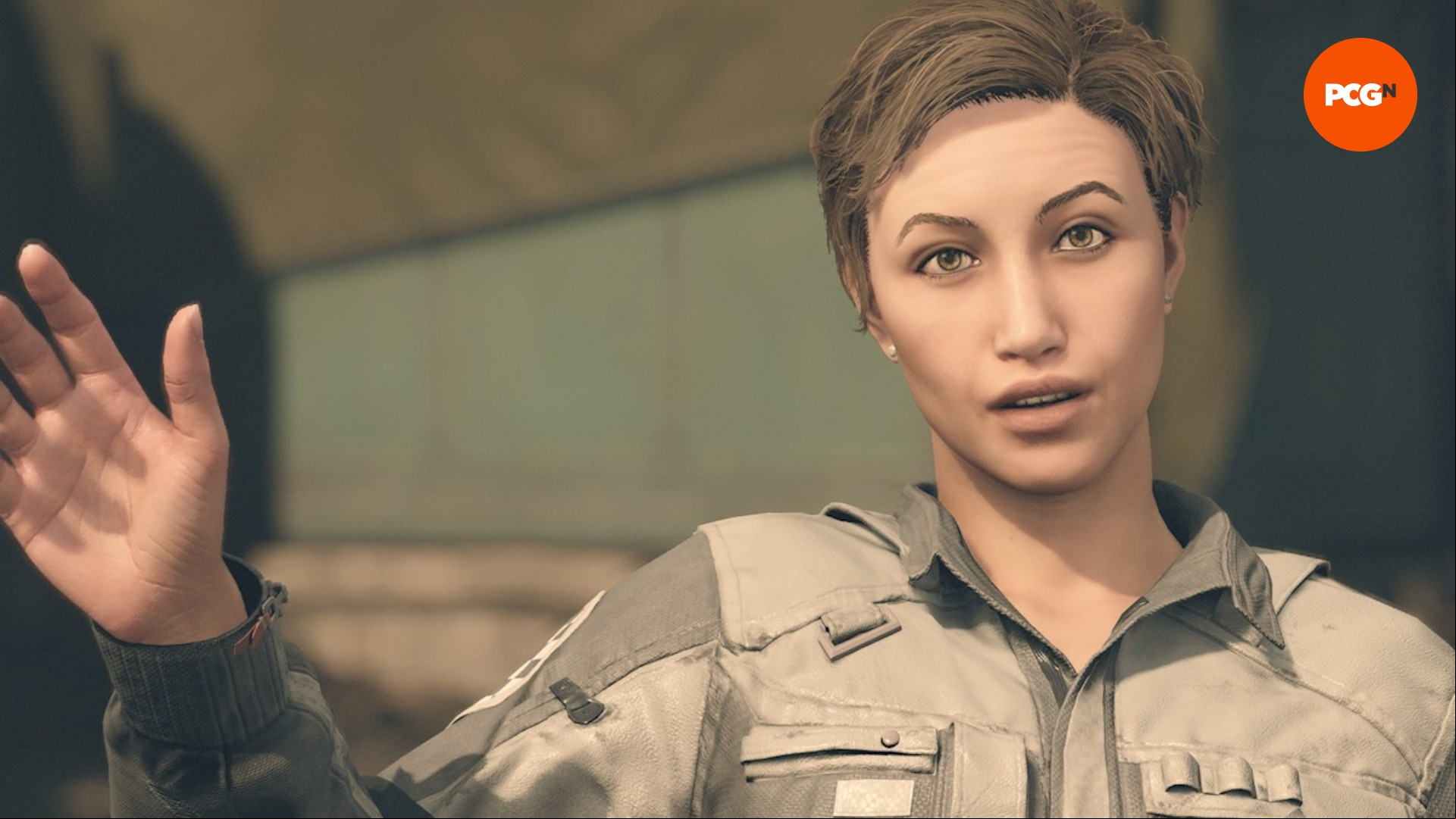 Starfield death of videogames: A woman from the Starfield Akila City in the Bethesda RPG game