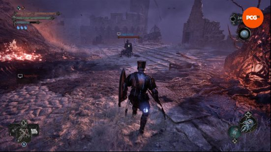 The lampbearer has invaded the world of a separate lampbearer with the aim to complete the Crimson Ritual, which is Lords of the Fallen multiplayer for PVP.