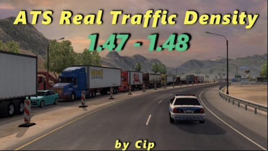 a shot of a highway with traffic on it