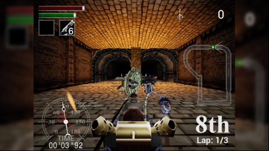 Bloodborne Kart release date@ gameplay of a fark fantasy PS1 style kart racer