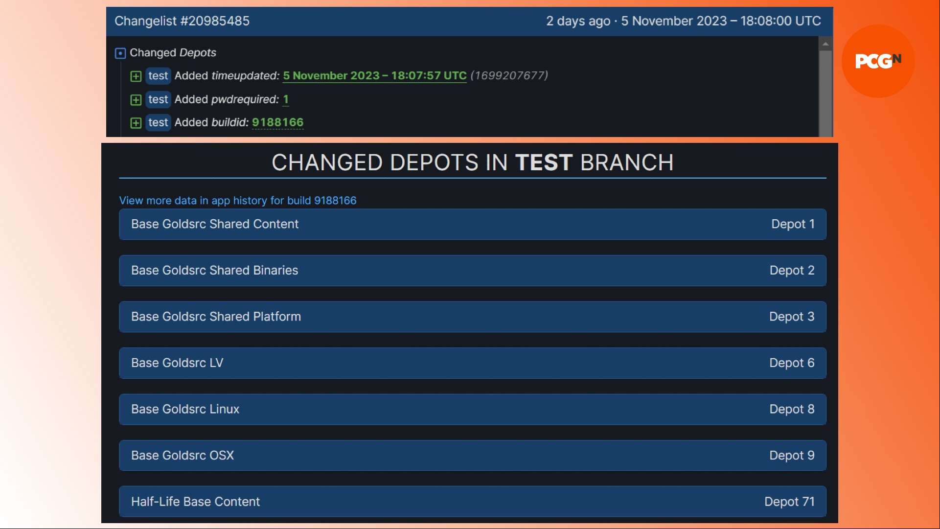 Half-Life Steam update: Information from the Valve update to FPS game Half-Life
