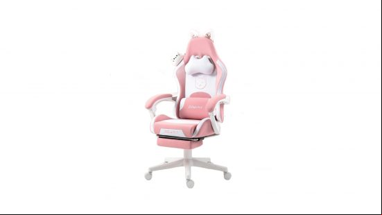 Dowinx Cute Gaming Chair with Cat Ears