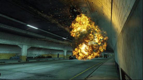 GTA 5 mods: The Mayhem Carmageddon mod.