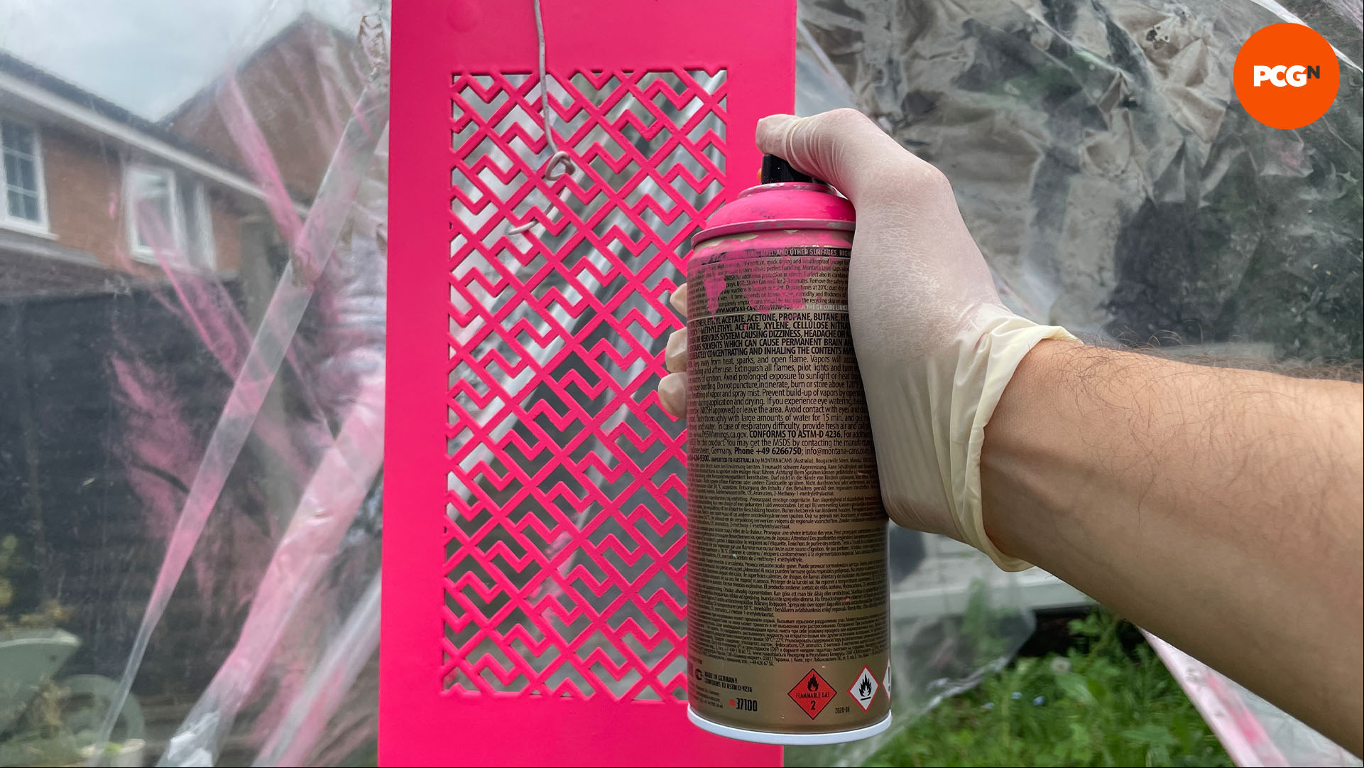 How to paint your PC case: Apply color coat