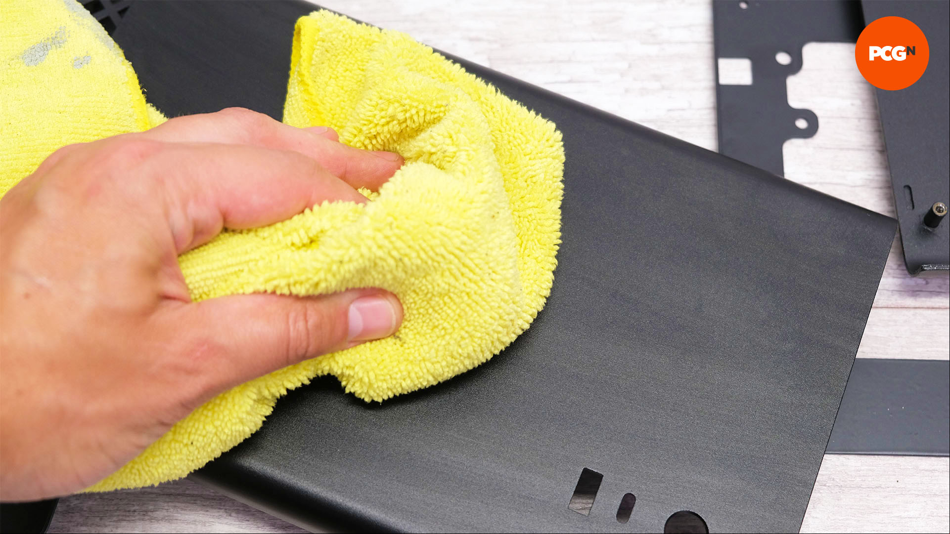How to paint your PC case: Clean case sections