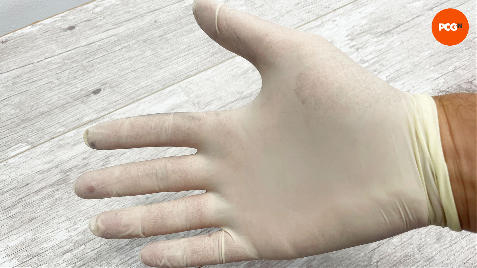 How to paint your PC case: Use protective gloves