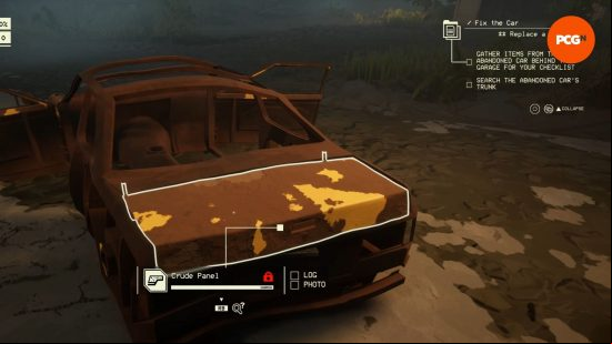 Pacific Drive preview: repairing a beaten up old car