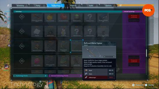 Palworld refined ingot recipes