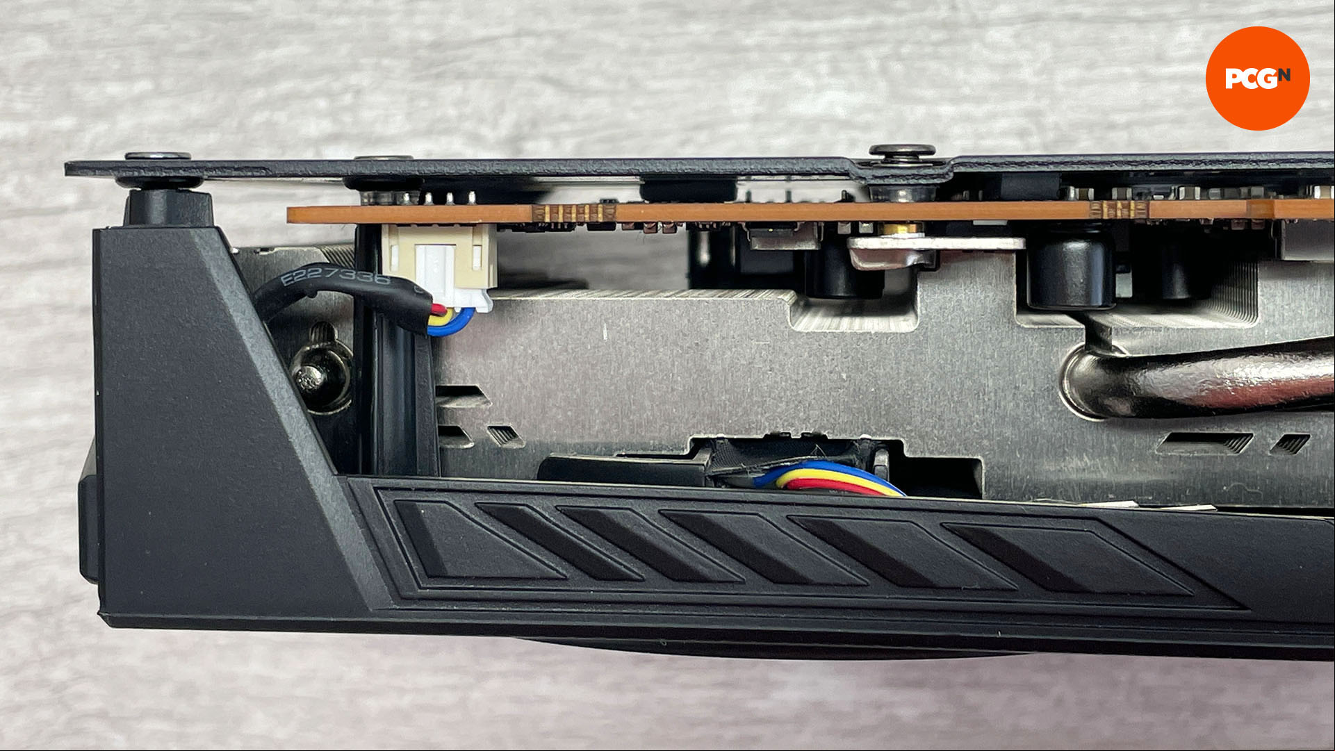 How to lower GPU temp: Identify cable tie anchors