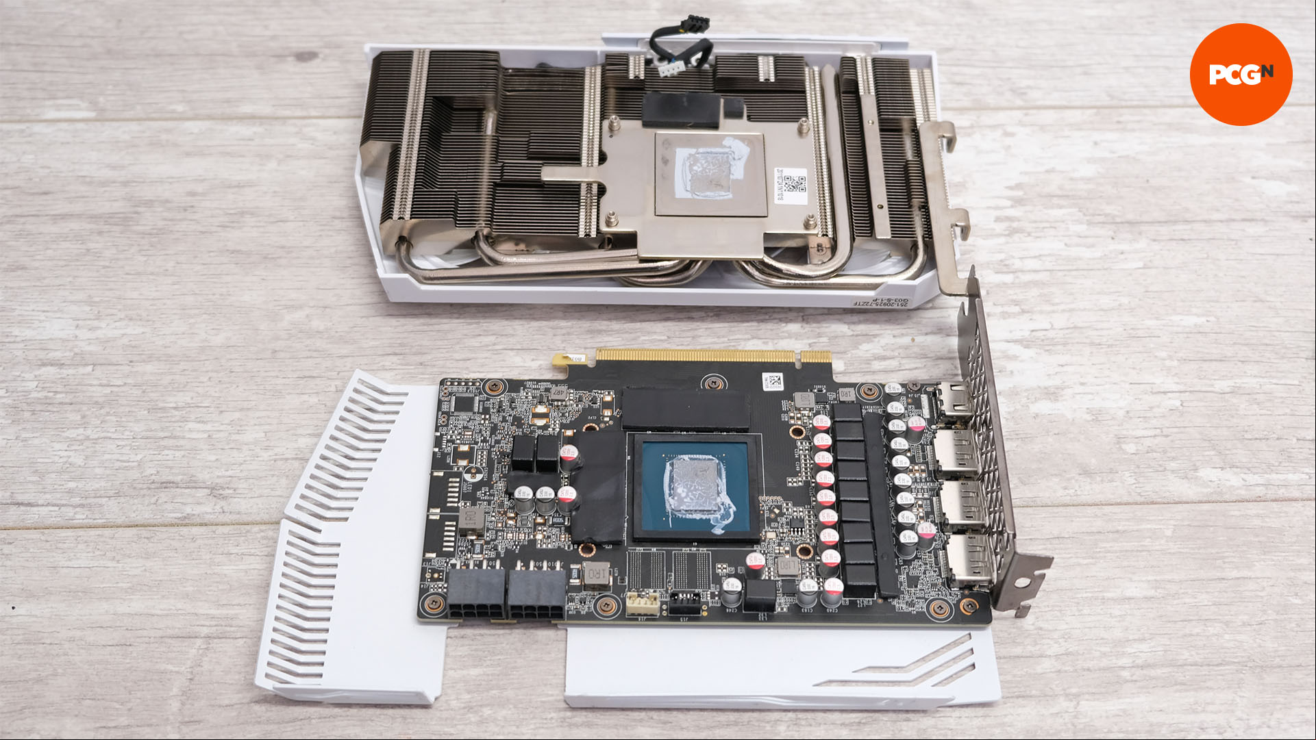 How to lower GPU temp: Lift away graphics card heatsink