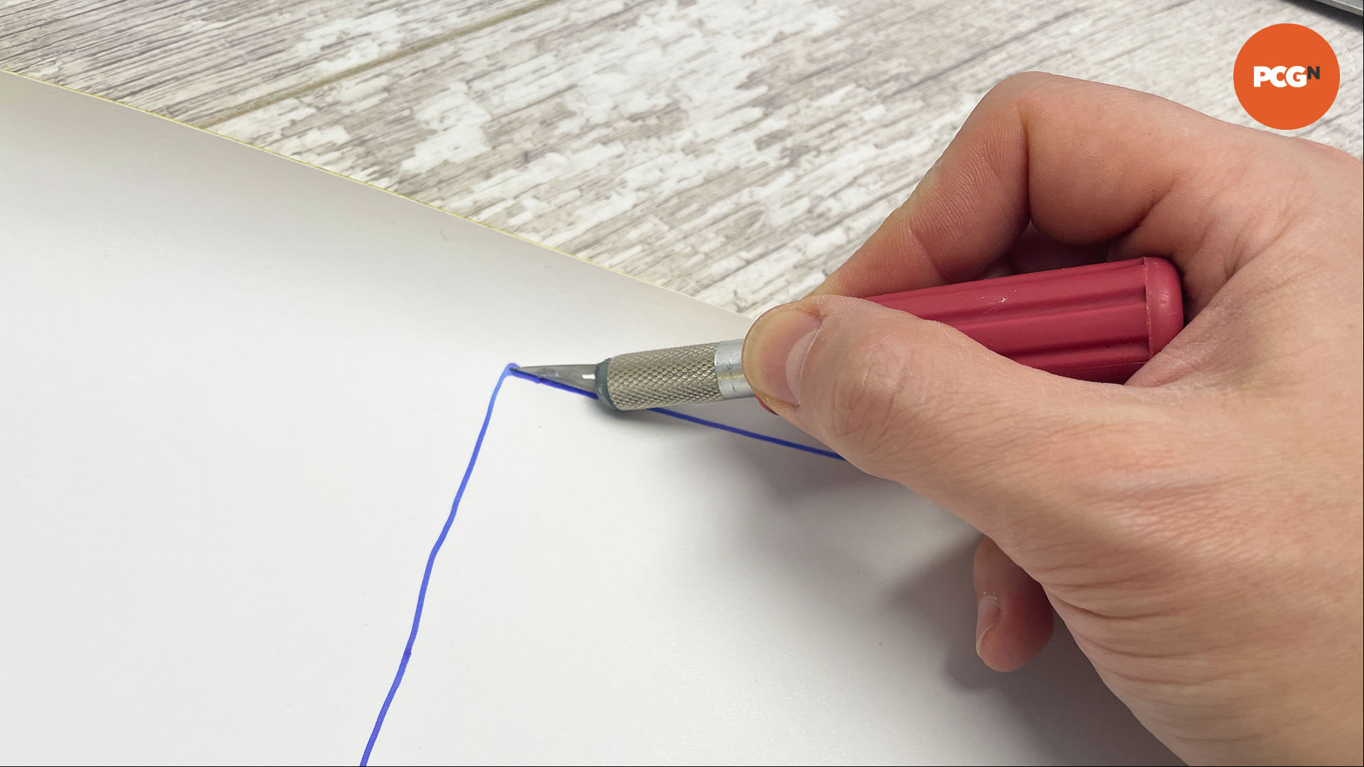 How to vinyl wrap your PC case: Cut vinyl with scalpel