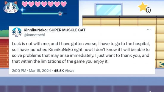 KinnikuNeko developer message