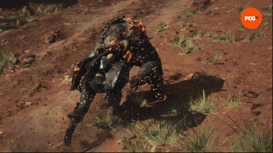 dragons dogma 2 warrior stabbing goblin with ravening lunge